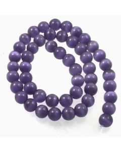 Cats Eye Beads - 7.5mm Lavender Blue