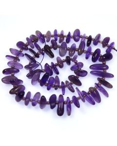 Amethyst 6x16mm (approx) long Chip Beads