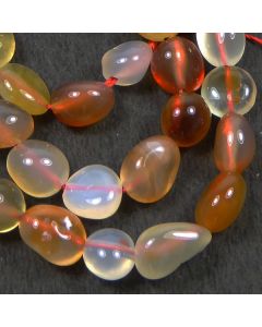 Carnelian nugget beads