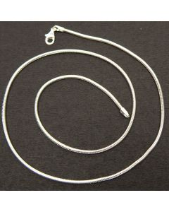 Italian Sterling Silver Snake Chain - 18" 1.6mm