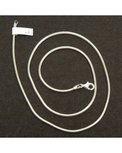 Italian Sterling Silver Snake Chain - 18" 1.75mm